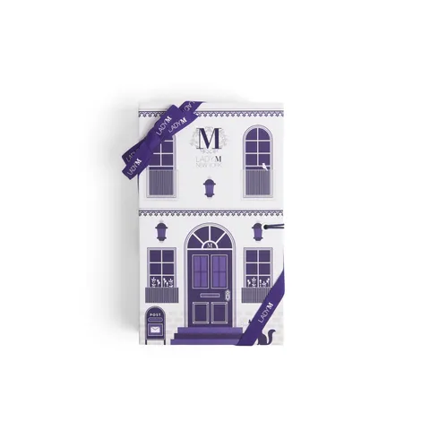 A thumbnail shot of a Lady M 3-piece "The Brownstone" Box Bon Bon Book.
