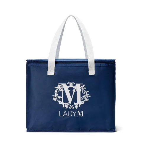 A thumbnail shot of a Large-sized navy blue Lady M Insulated Bag.