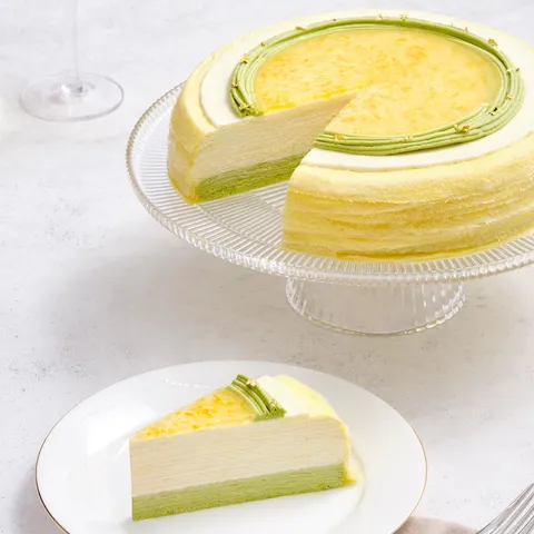 Yuzu Matcha Mille Crêpes - 9 inches · Lady M
