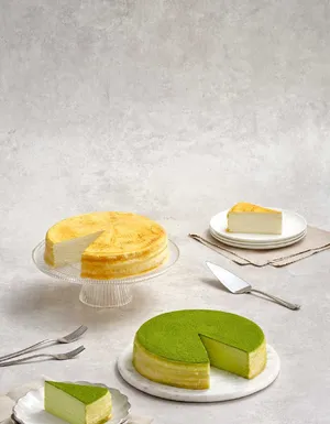 Lady M's Gluten-Free Signature and Green Tea Mille Crêpes