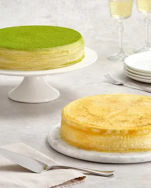 Lady M's Gluten-Free Signature and Gluten-Free Green Tea Mille Crêpes