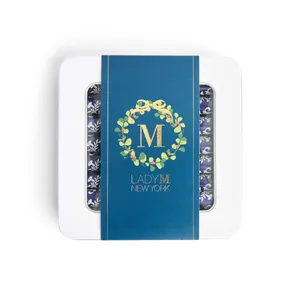 Thumbnail shot of a Lady M Chocolate Hazelnut Crêpe Biscuit from the 2025 Holiday Collection.