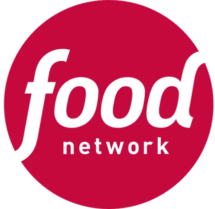 Food Network Logo in red on transparent background