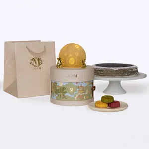 Lady M's Moonlit Reverie Cake Bundle: Moonlit Reverie Gift Set and Sesame Mochi Mille Crêpes