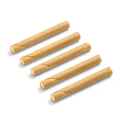 Five Passion Fruit Crêpe Biscuits with visible cream filling